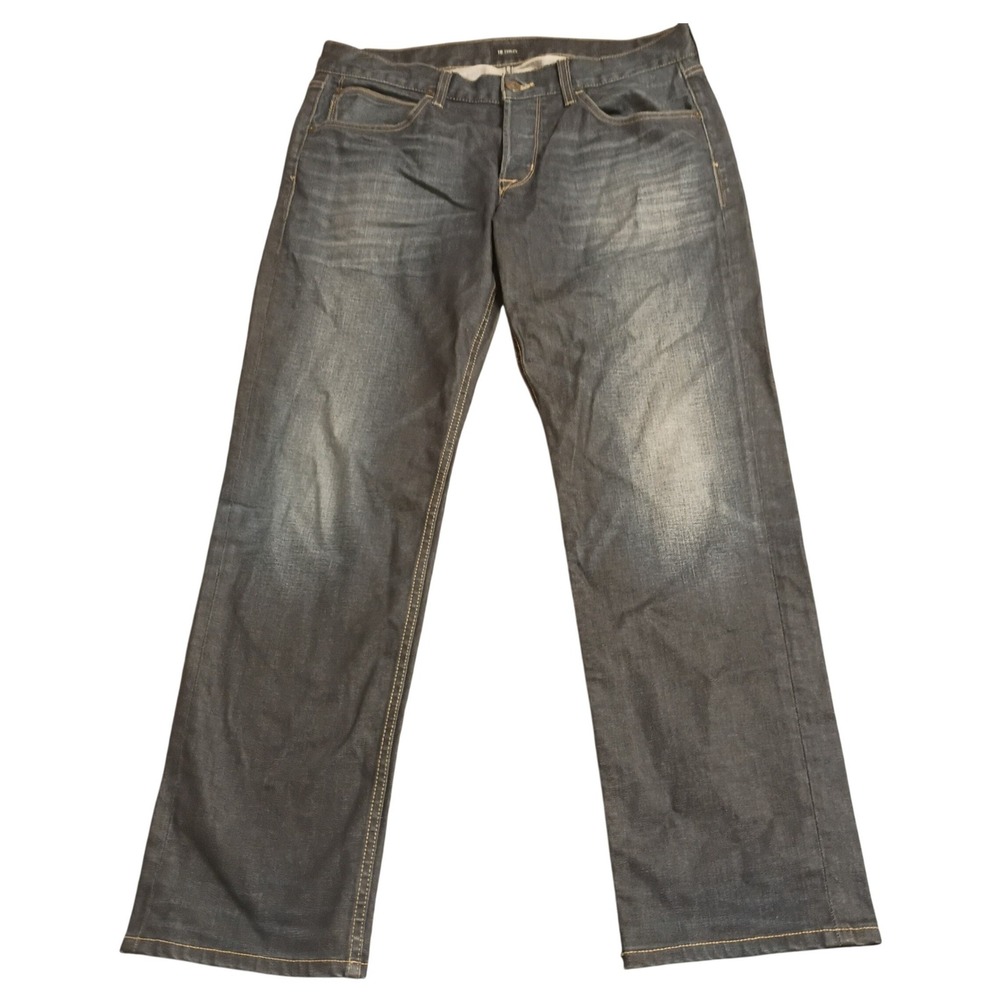 Hudson Straight Leg Jeans Mens 36 Blue Dark Wash Stretch Denim Casual